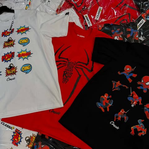 Classic spiderman shirt